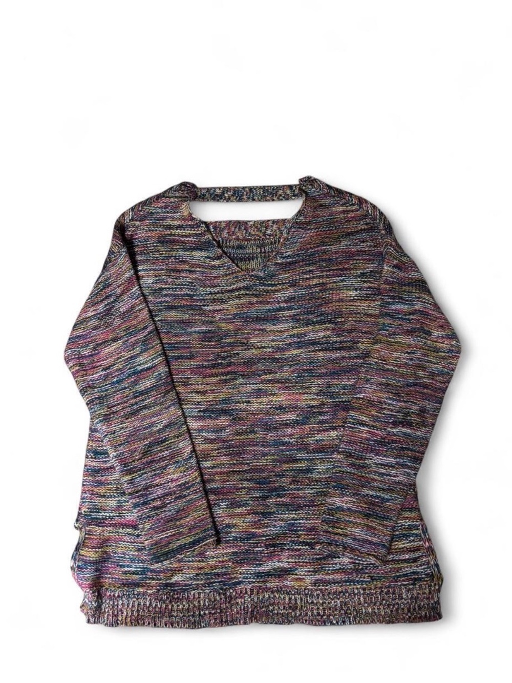 Maurice’s L Multi-colored  knit sweater  #knitwear #cozy